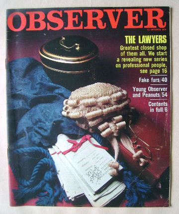 The Observer magazine - 24 October 1976