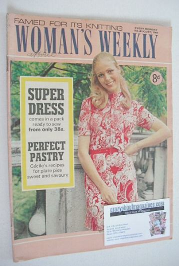 Woman's Weekly magazine (9 August 1969)