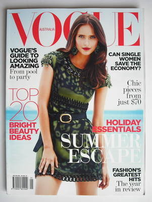 <!--2009-01-->Australian Vogue magazine - January 2009 - Valerija Erokhina 