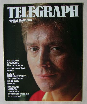 The Sunday Telegraph magazine - Anthony Andrews cover (5 February 1984)