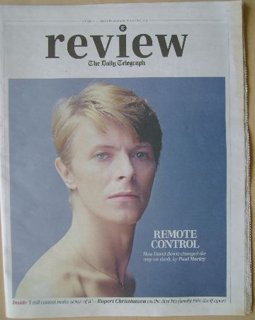 The Daily Telegraph Review newspaper supplement - 2 March 2013 - David Bowie cover