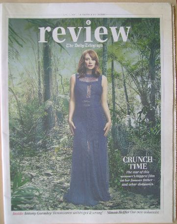 The Daily Telegraph Review newspaper supplement - 6 June 2015 - Bryce Dallas Howard cover