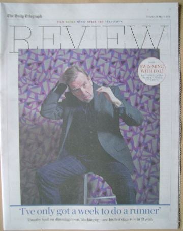The Daily Telegraph Review newspaper supplement - 26 March 2016 - Timothy Spall cover