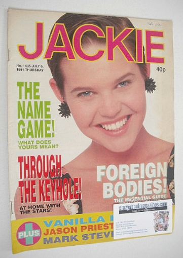 <!--1991-07-06-->Jackie magazine - 6 July 1991 (Issue 1435)