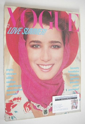 British Vogue magazine - June 1984 (Vintage Issue)