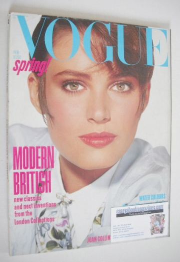 British Vogue magazine - February 1985