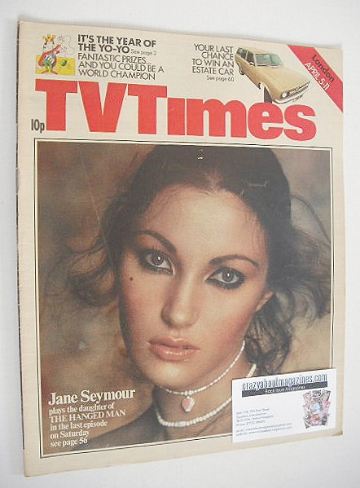 TV Times magazine - Jane Seymour cover (5-11 April 1975)