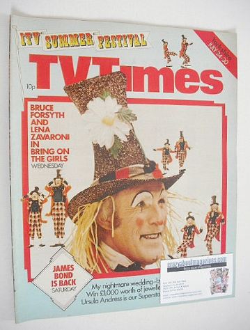 TV Times magazine - Bruce Forsyth cover (24-30 July 1976)