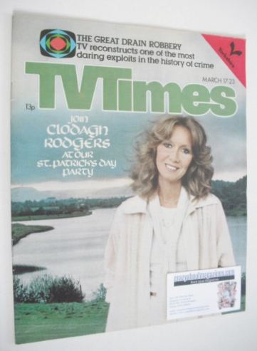 TV Times magazine - Clodagh Rodgers cover (17-23 March 1979)