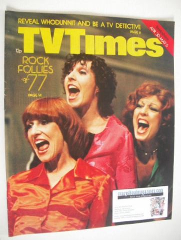 TV Times magazine - Rock Follies cover (30 April - 6 May 1977)