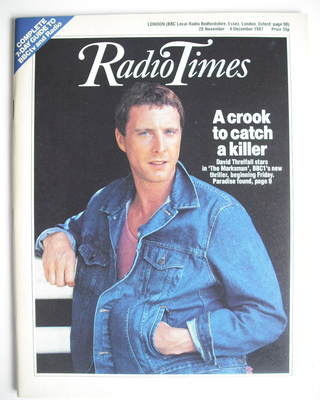 Radio Times magazine - David Threlfall cover (28 November - 4 December 1987)