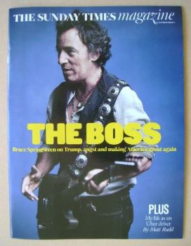 The Sunday Times magazine - Bruce Springsteen cover (25 September 2016)