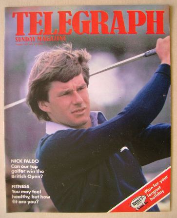 <!--1984-07-15-->The Sunday Telegraph magazine - Nick Faldo cover (15 July 