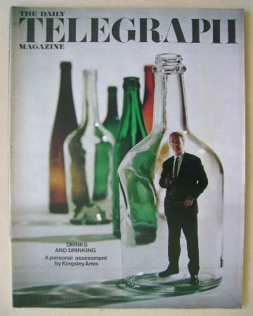 The Daily Telegraph magazine - Drinks and Drinking cover (20 November 1970)