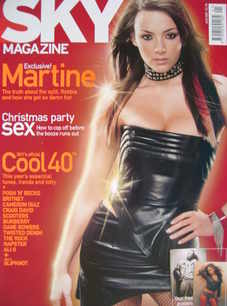Sky magazine - Martine McCutcheon cover (January 2001)