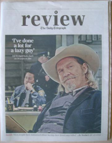 The Daily Telegraph Review newspaper supplement - 7 September 2013 - Jeff Bridges cover