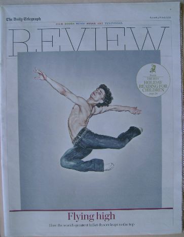 The Daily Telegraph Review newspaper supplement - 11 July 2015 - Ivan Vasiliev cover
