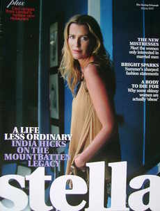 <!--2007-07-22-->Stella magazine - India Hicks cover (22 July 2007)