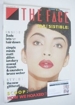 The Face magazine - Sade cover (April 1984 - Issue 48)