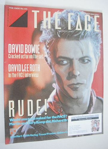 The Face magazine - David Bowie cover (October 1984 - Issue 54)