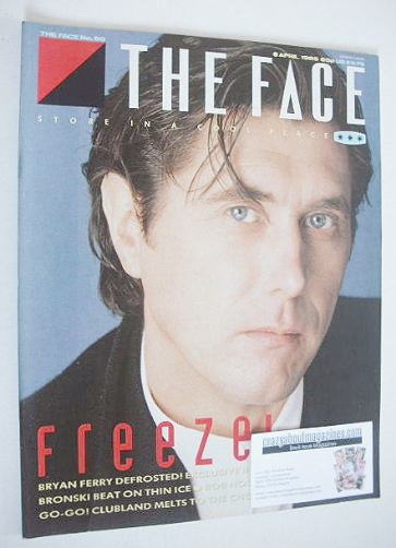 The Face magazine - Bryan Ferry cover (April 1985 - Issue 60)