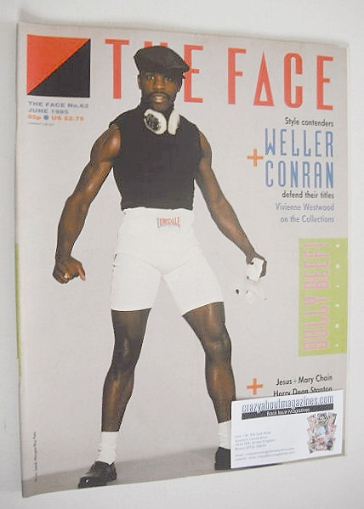 The Face magazine - Clinton McKenzie cover (June 1985 - Issue 62)