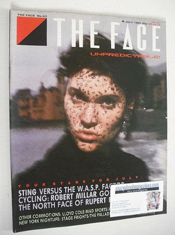 The Face magazine - Peggy O'Connor cover (July 1985 - Issue 63)