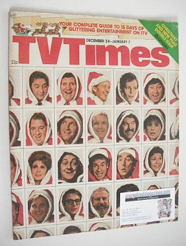 <!--1976-12-24-->TV Times magazine - Christmas issue (24 December 1976 - 7 