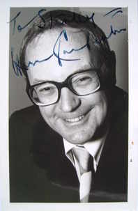 Harry Carpenter autograph (hand-signed photograph, dedicated)