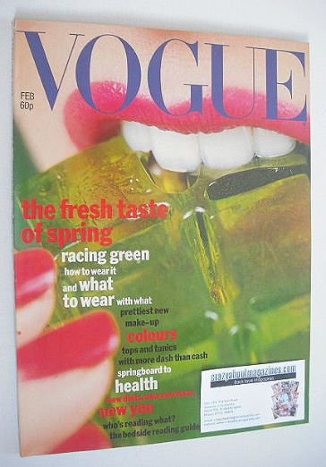 British Vogue magazine - February 1977 (Vintage Issue)