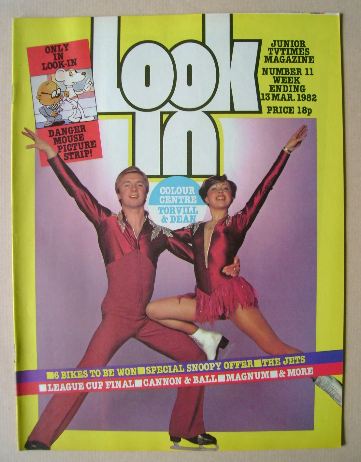 <!--1982-03-13-->Look In magazine - Jayne Torvill and Christopher Dean cove