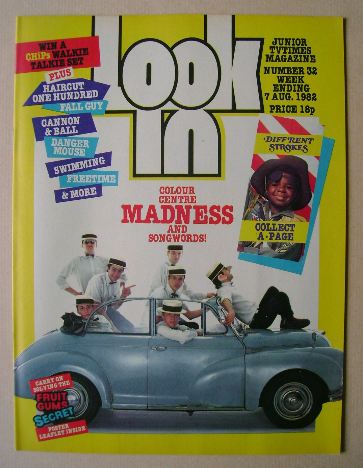 Look In magazine - Madness cover (7 August 1982)