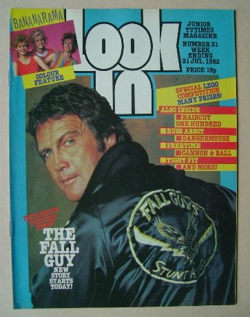 Look In magazine - Lee Majors cover (31 July 1982)