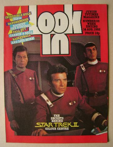 Look In magazine - Star Trek cover (14 August 1982)