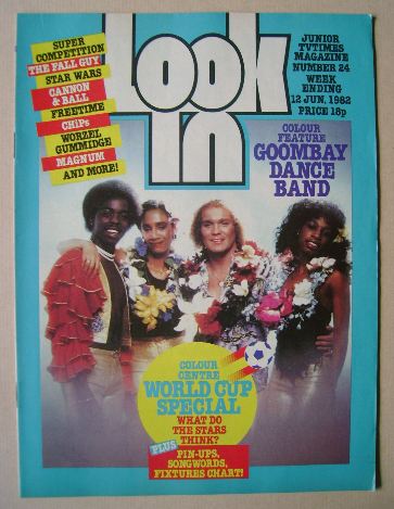 Look In magazine - Goombay Dance Band cover (12 June 1982)