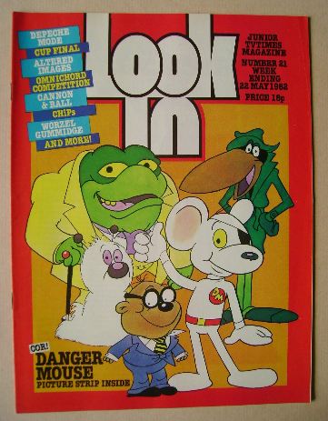 Look In magazine - Danger Mouse cover (22 May 1982)