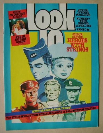 Look In magazine - Heroes With Strings cover (13 February 1982)