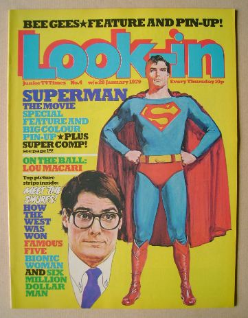 Look In magazine - Superman cover (20 January 1979)