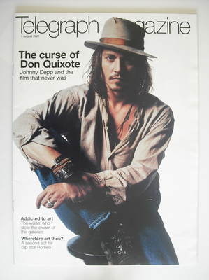 Telegraph magazine - Johnny Depp cover (3 August 2002)