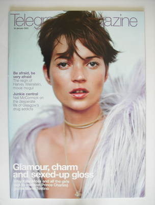 Telegraph magazine - Kate Moss cover (19 January 2002)