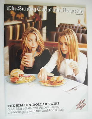 The Sunday Telegraph magazine - Mary-Kate and Ashley Olsen (5 October 2003)