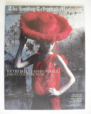 The Sunday Telegraph magazine - Haute Couture Now cover (11 August 2002)