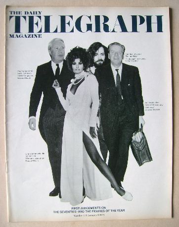 The Daily Telegraph magazine - Figures Of The Year cover (1 January 1971)