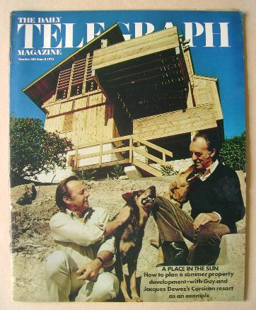 The Daily Telegraph magazine - Guy and Jacques Dewez cover (8 June 1973)