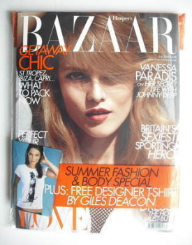 Harper's Bazaar magazine - July 2010 - Vanessa Paradis cover