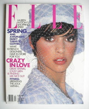 US Elle magazine - February 1994 - Patricia Hartmann cover