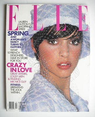 <!--1994-02-->US Elle magazine - February 1994 - Patricia Hartmann cover