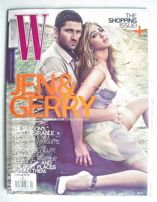 <!--2010-04-->W magazine - April 2010 - Jennifer Aniston and Gerard Butler 