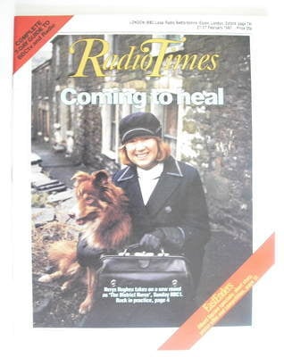 Radio Times magazine - Nerys Hughes cover (21-27 February 1987)