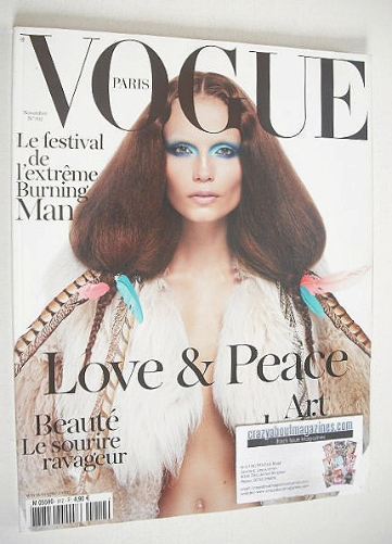 French Paris Vogue magazine - November 2010 - Natasha Poly cover